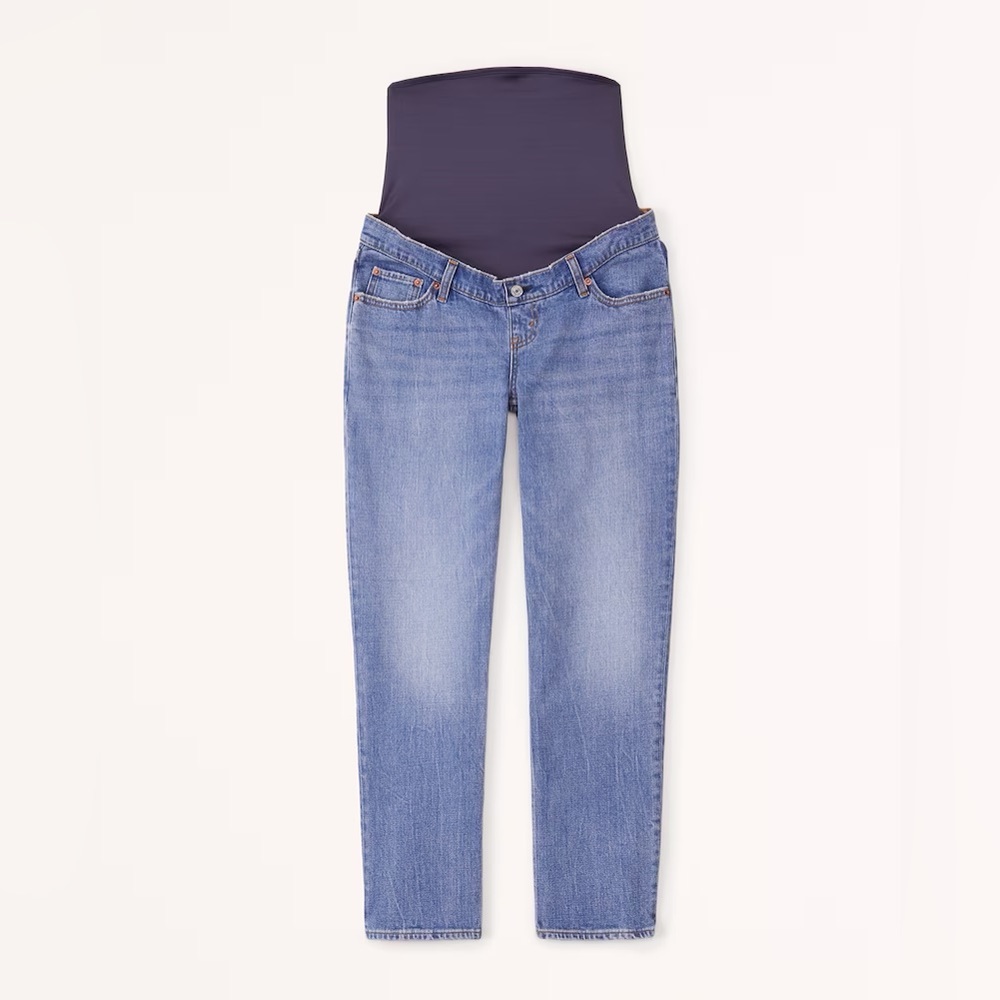 Abercrombie maternity 90s straight jean NWOT